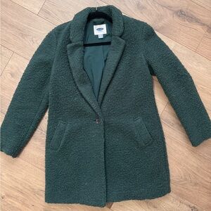 Old Navy Dark Green Teddy Jacket